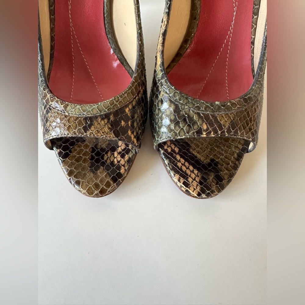 Kate‎ Spade Python Open Toe - Picture 2 of 6